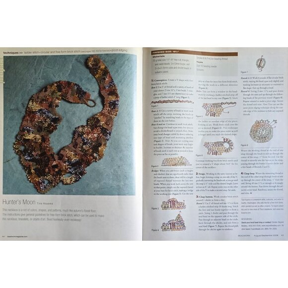 Beadwork Magazine August September 2008 Fall Jewelry Collection - Picture 9 of 15